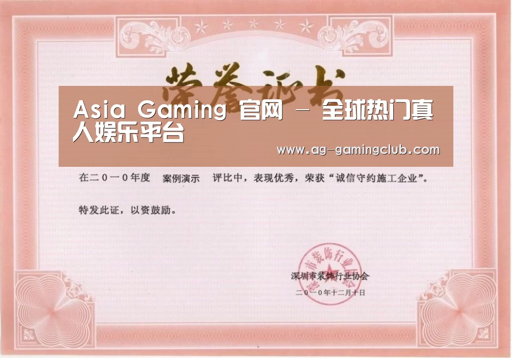 荣誉证书二